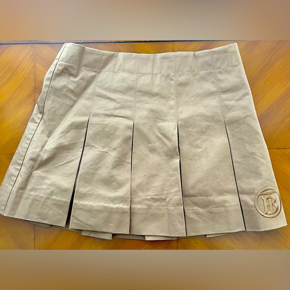 Burberry Girls Pleaded Skirt